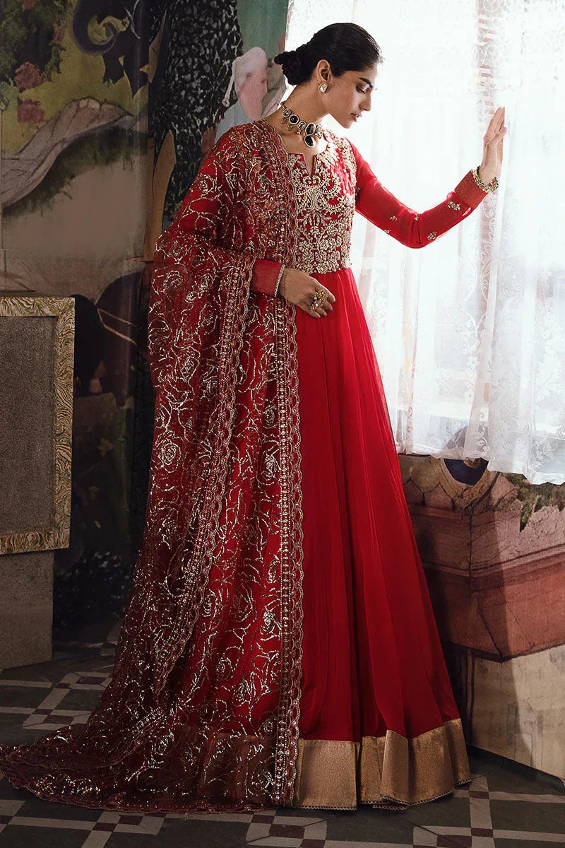 Mushq | Irha Kalidaar Chiffon Pret | RAYA - Aqsa Fabrics