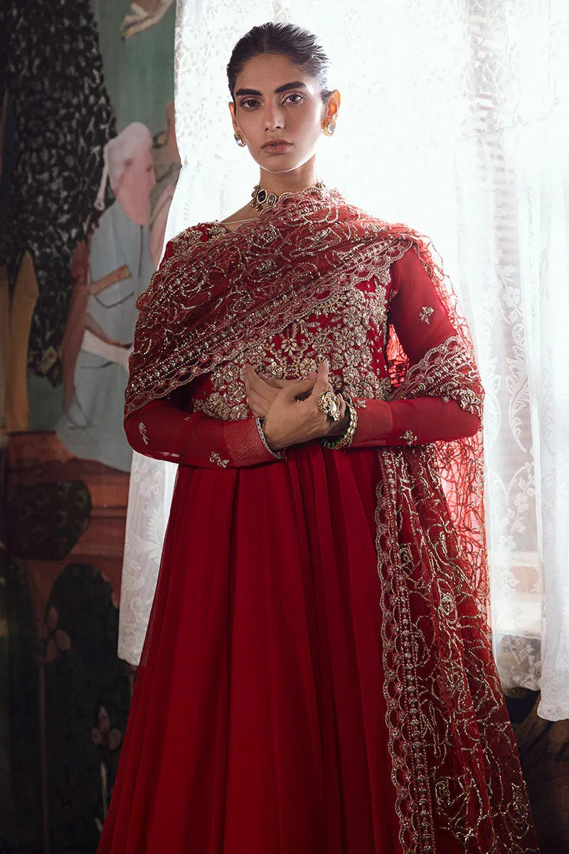 Mushq | Irha Kalidaar Chiffon Pret | RAYA - Aqsa Fabrics