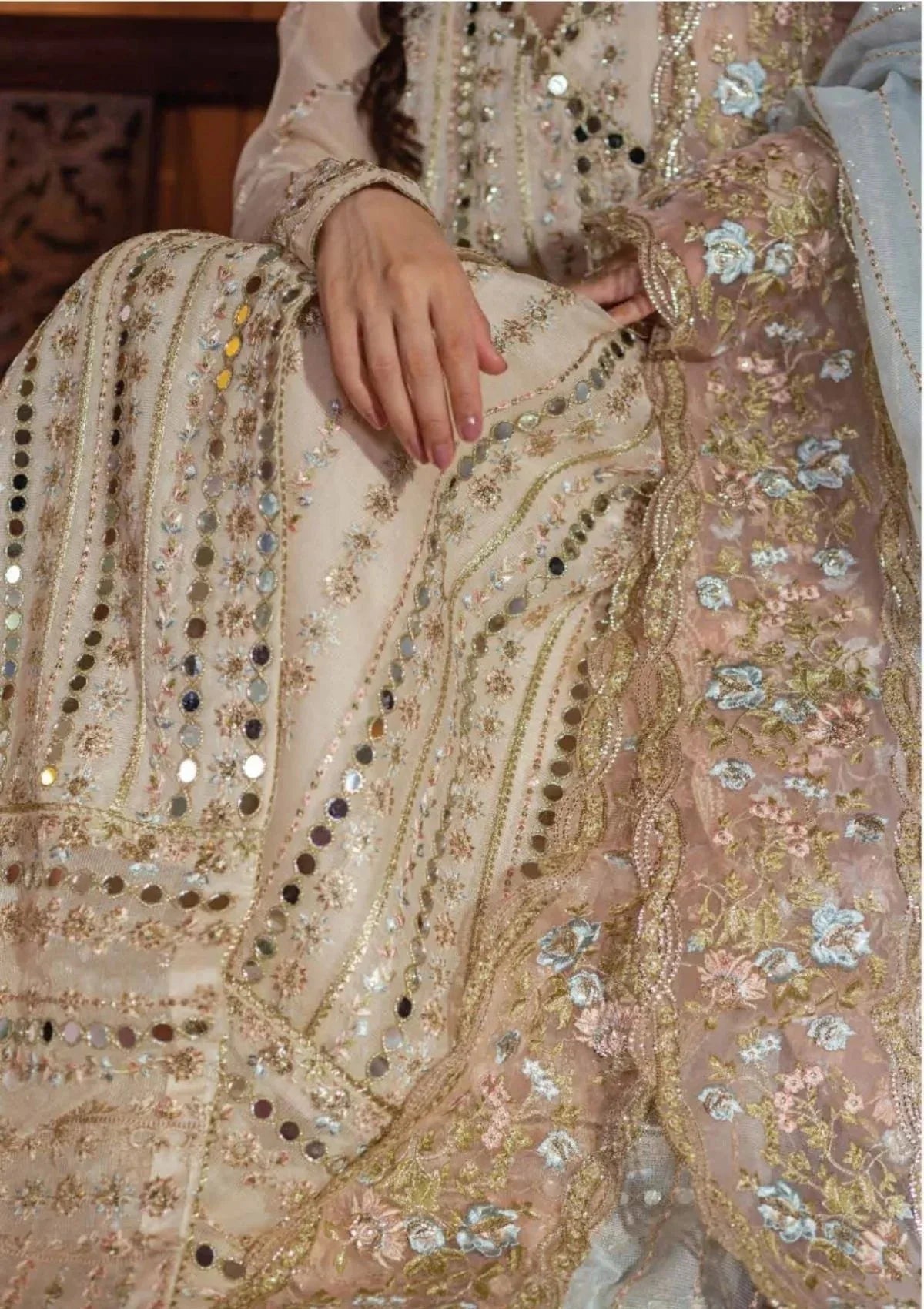 Mushq | Qala Kamdaani | Aaima - Aqsa Fabrics