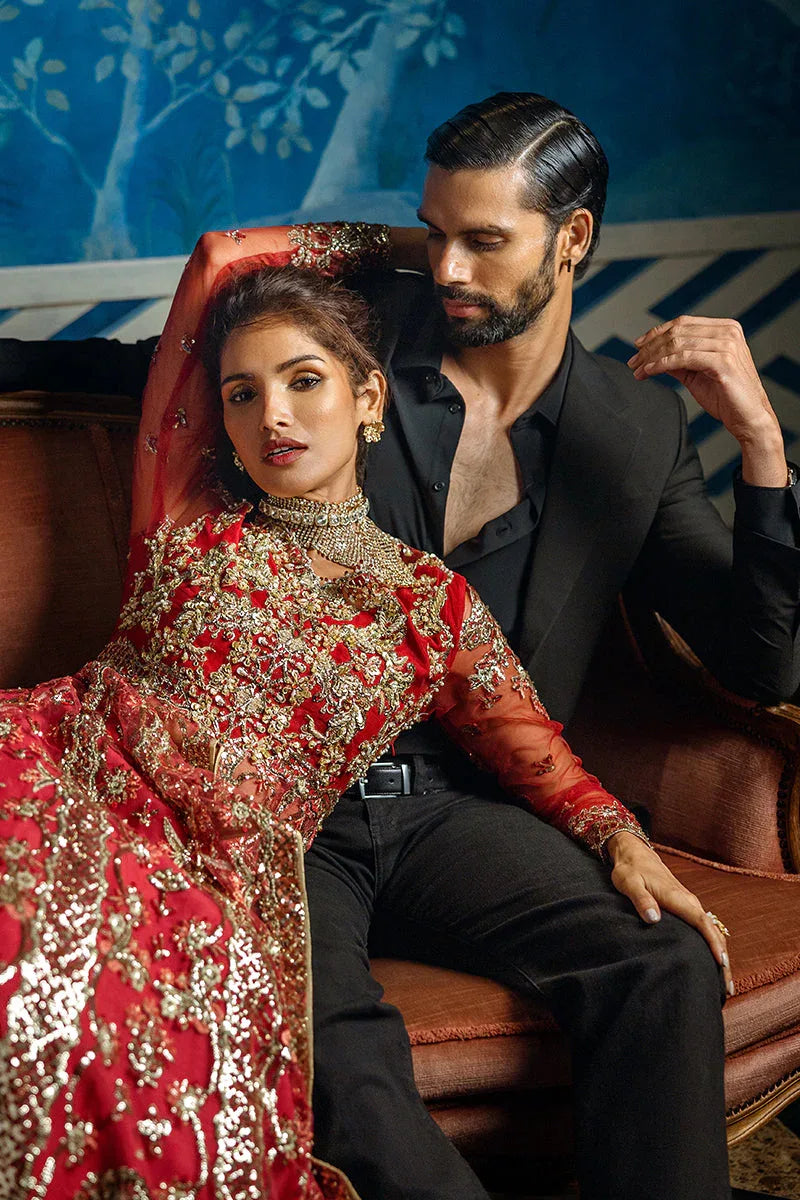 Mushq | Stargust Wedding Collection 24 |  Red Carpet - Aqsa Fabrics