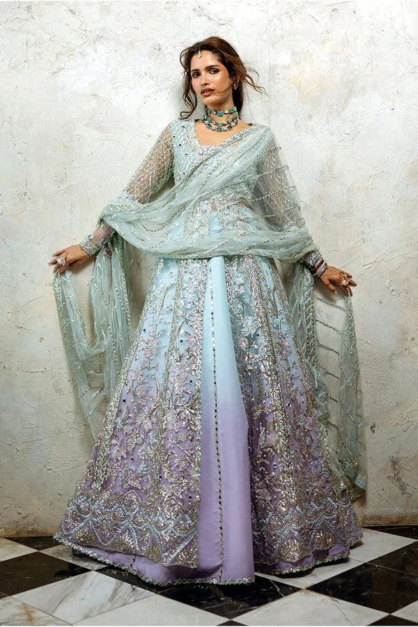 Mushq | Stargust Wedding Collection 24 |  Silver Screen - Aqsa Fabrics