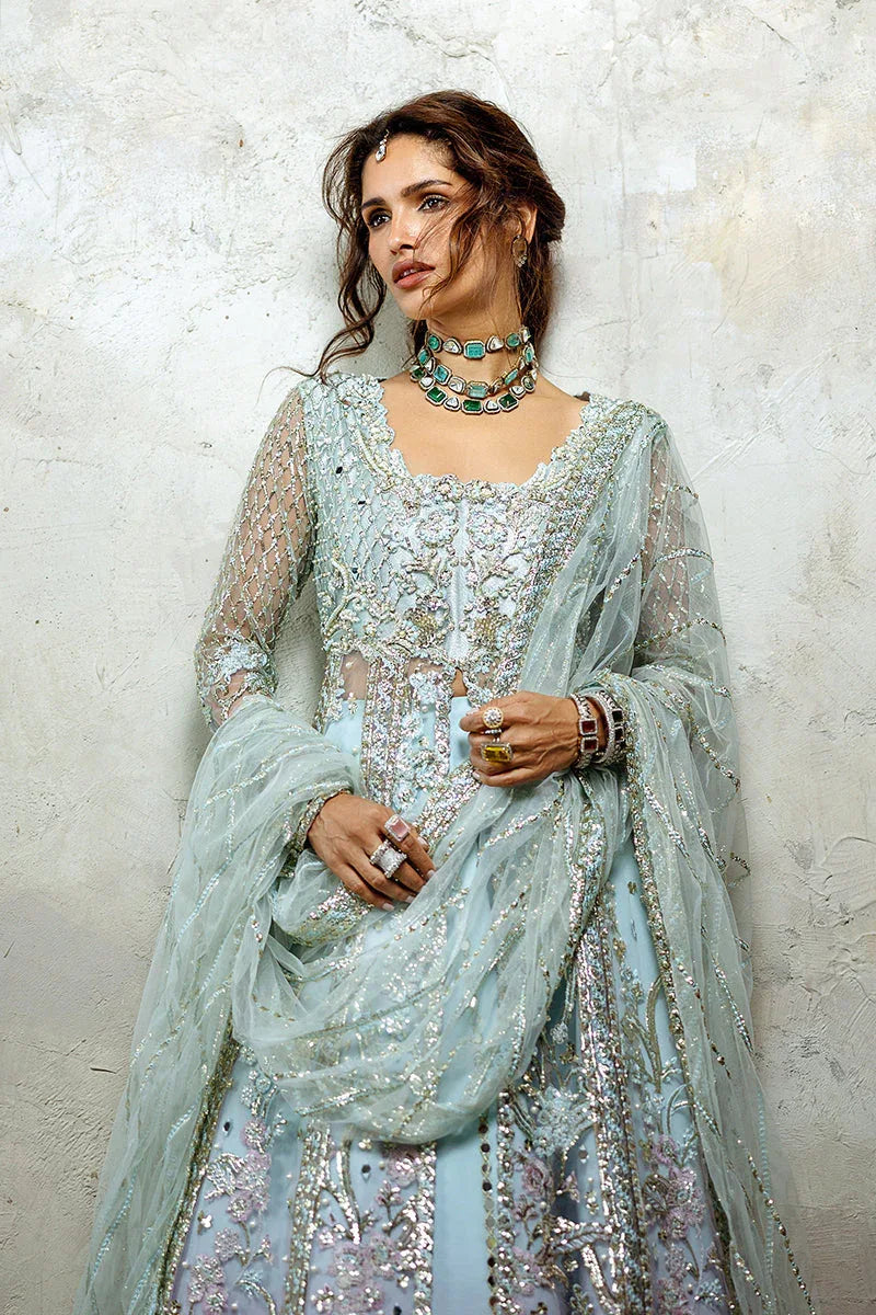 Mushq | Stargust Wedding Collection 24 |  Silver Screen - Aqsa Fabrics