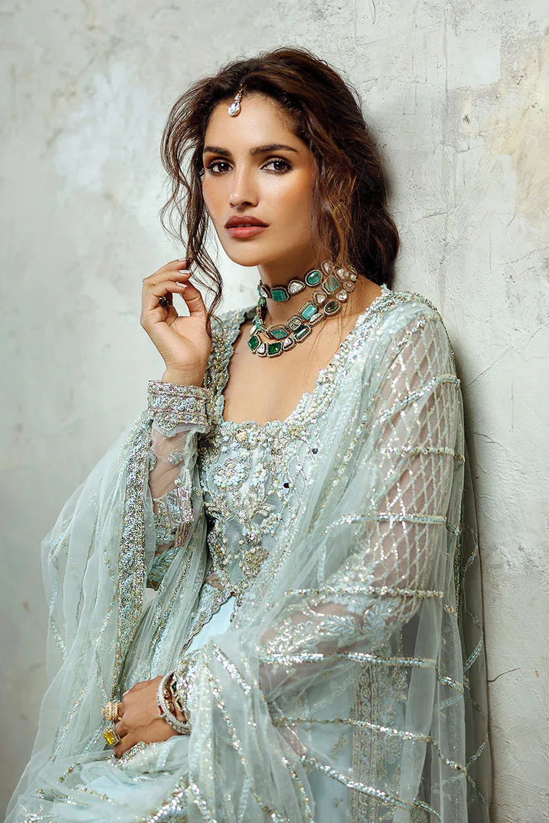 Mushq | Stargust Wedding Collection 24 |  Silver Screen - Aqsa Fabrics