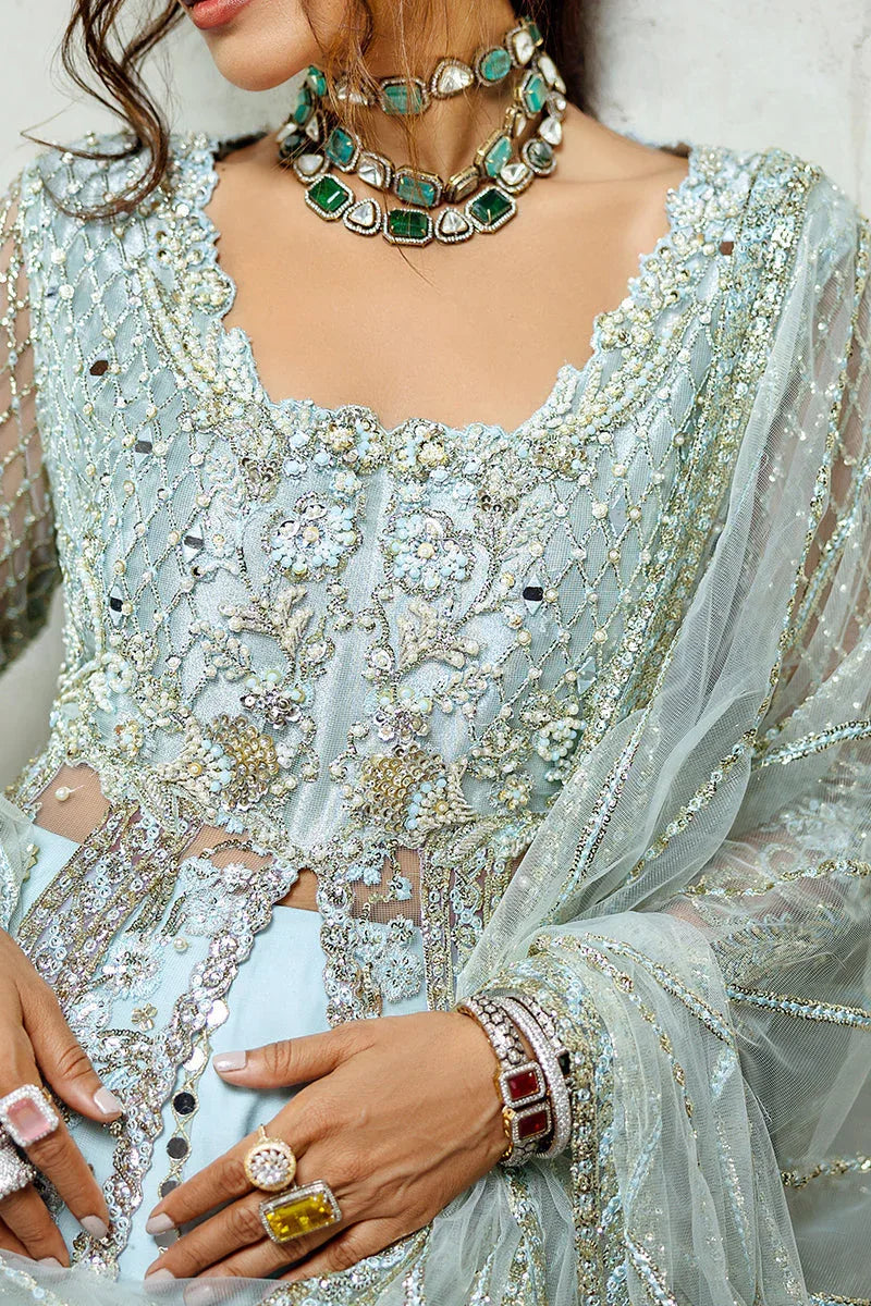 Mushq | Stargust Wedding Collection 24 |  Silver Screen - Aqsa Fabrics