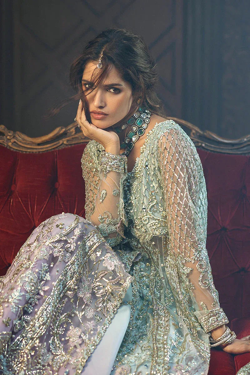 Mushq | Stargust Wedding Collection 24 |  Silver Screen - Aqsa Fabrics