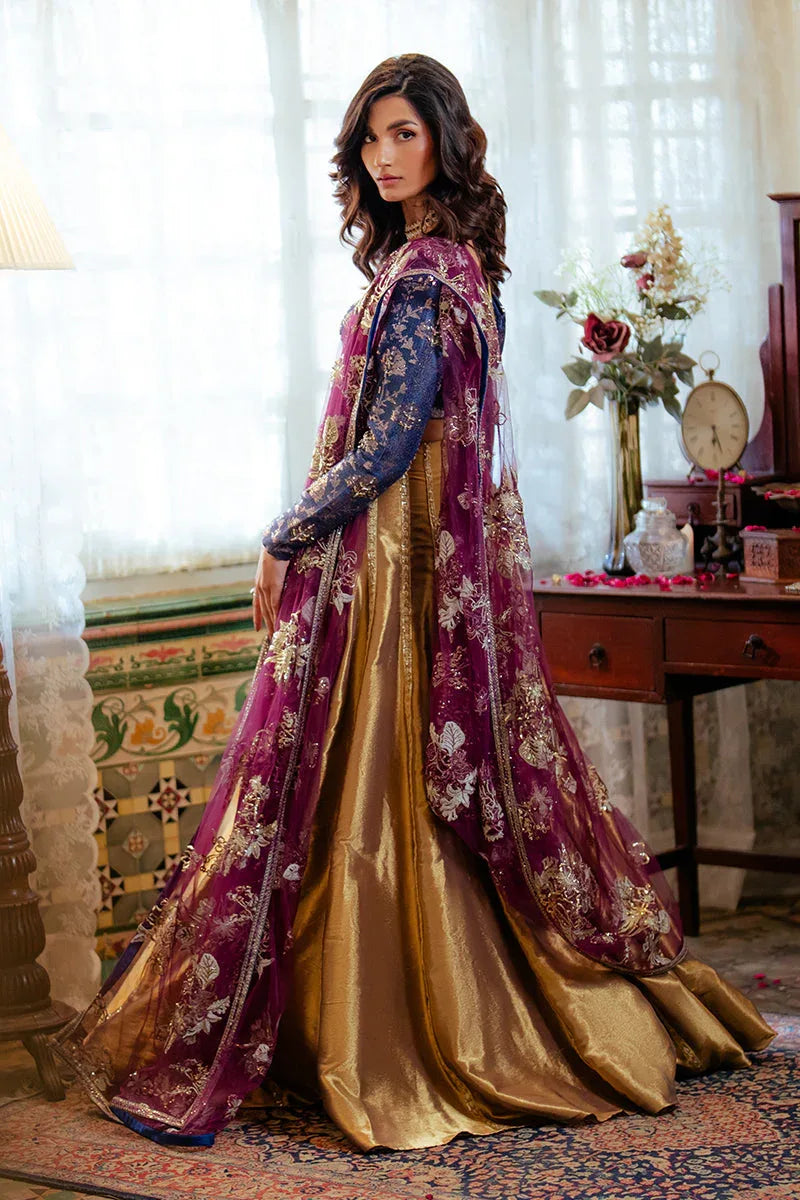Mushq | Sunehri Resham Edit | MEENA - Aqsa Fabrics