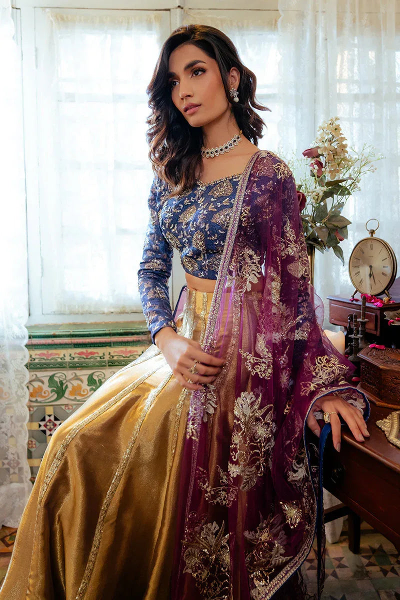 Mushq | Sunehri Resham Edit | MEENA - Aqsa Fabrics