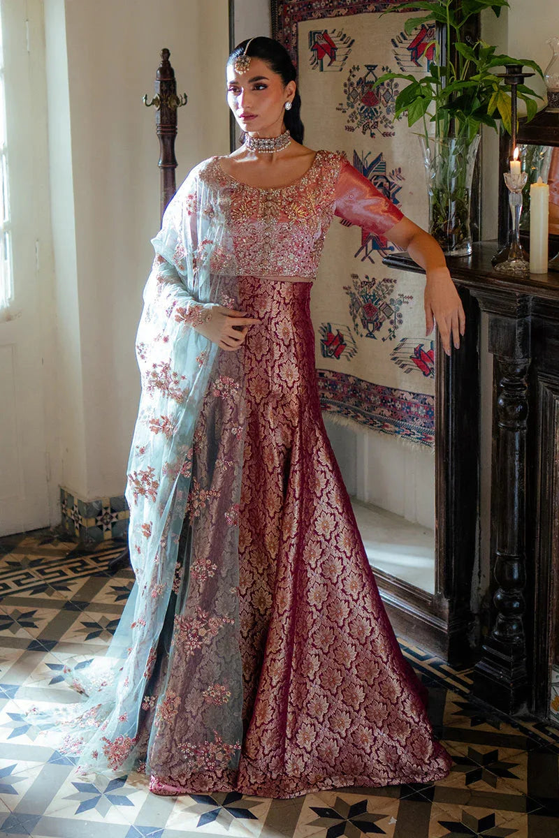 Mushq | Sunehri Resham Edit | RUSHNA - Aqsa Fabrics