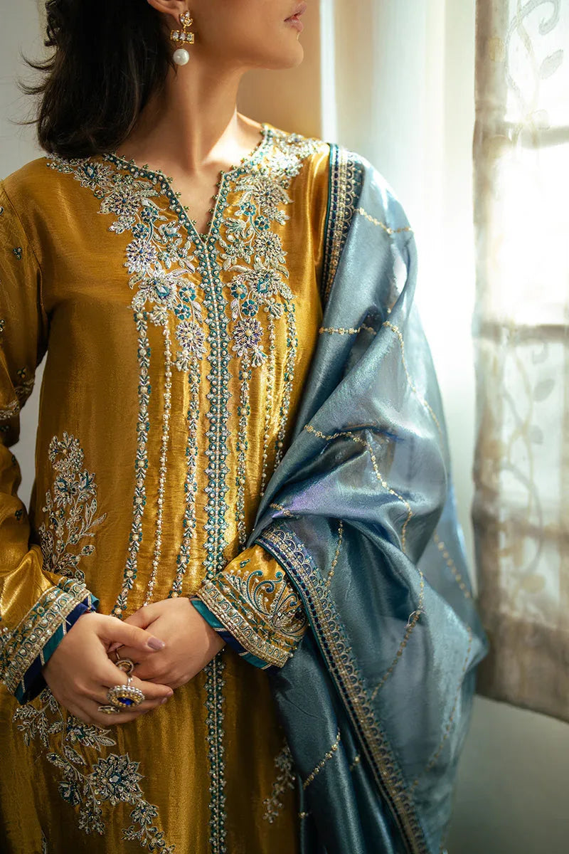 Mushq | Sunehri Resham Edit | ZOYA - Aqsa Fabrics