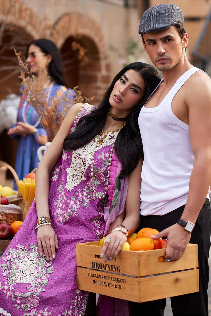 Mushq | Te Amo Luxury Lawn 24 | ROMA RAPTURE - Aqsa Fabrics