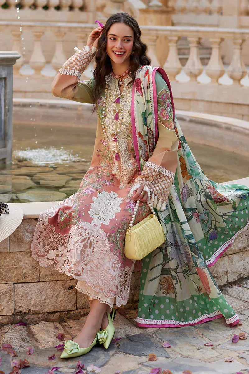Mushq | Te Amo Luxury Lawn 24 | VENICE VERVE - Aqsa Fabrics
