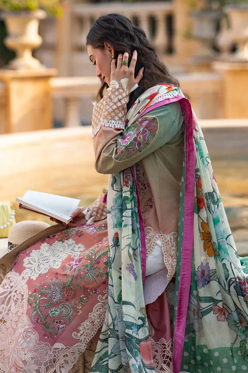 Mushq | Te Amo Luxury Lawn 24 | VENICE VERVE - Aqsa Fabrics