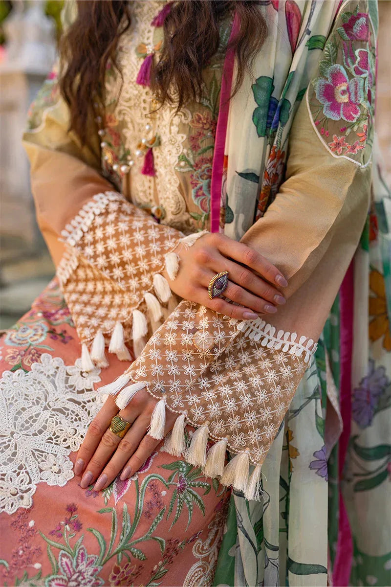 Mushq | Te Amo Luxury Lawn 24 | VENICE VERVE - Aqsa Fabrics