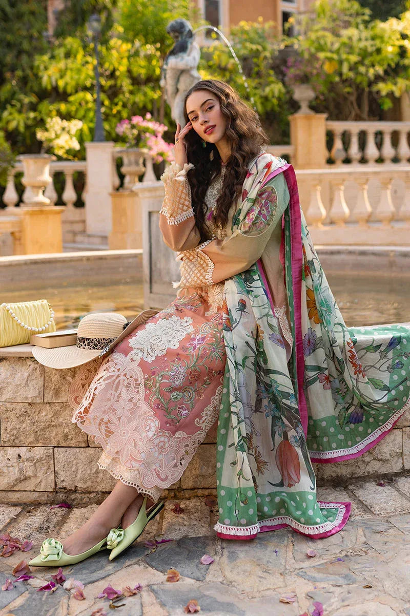 Mushq | Te Amo Luxury Lawn 24 | VENICE VERVE - Aqsa Fabrics
