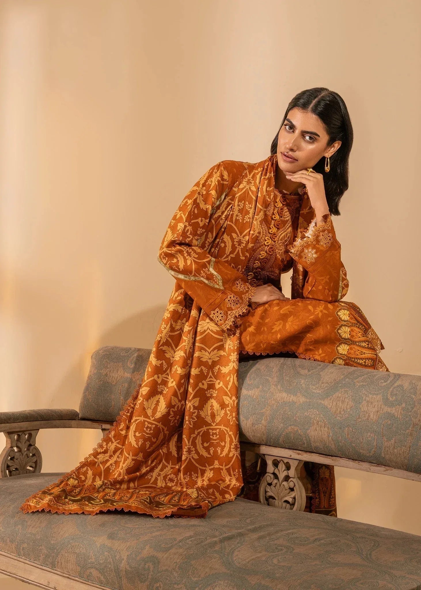 Nureh | Shades of Winter | LEILANI (AZ-04) - Aqsa Fabrics