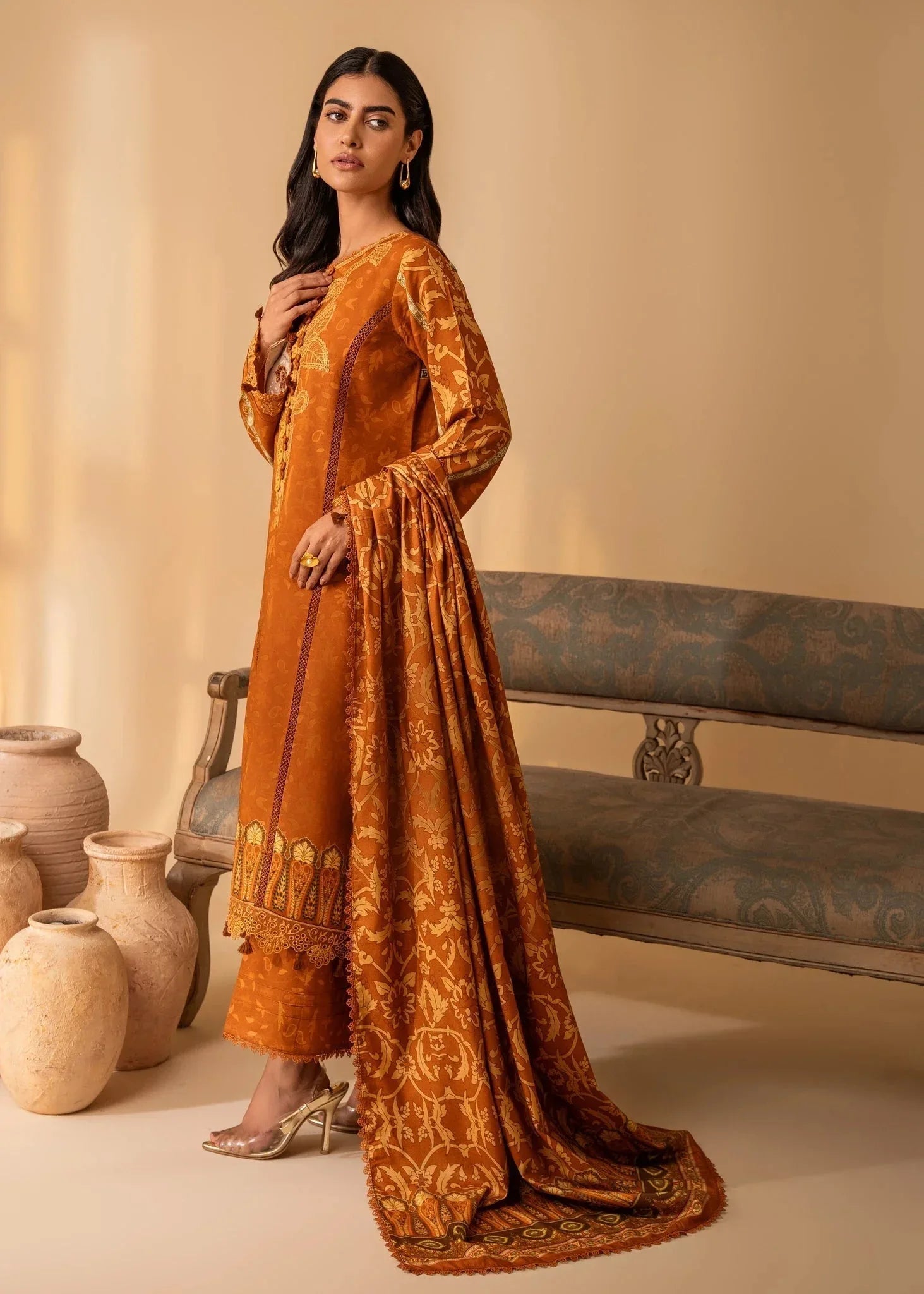 Nureh | Shades of Winter | LEILANI (AZ-04) - Aqsa Fabrics