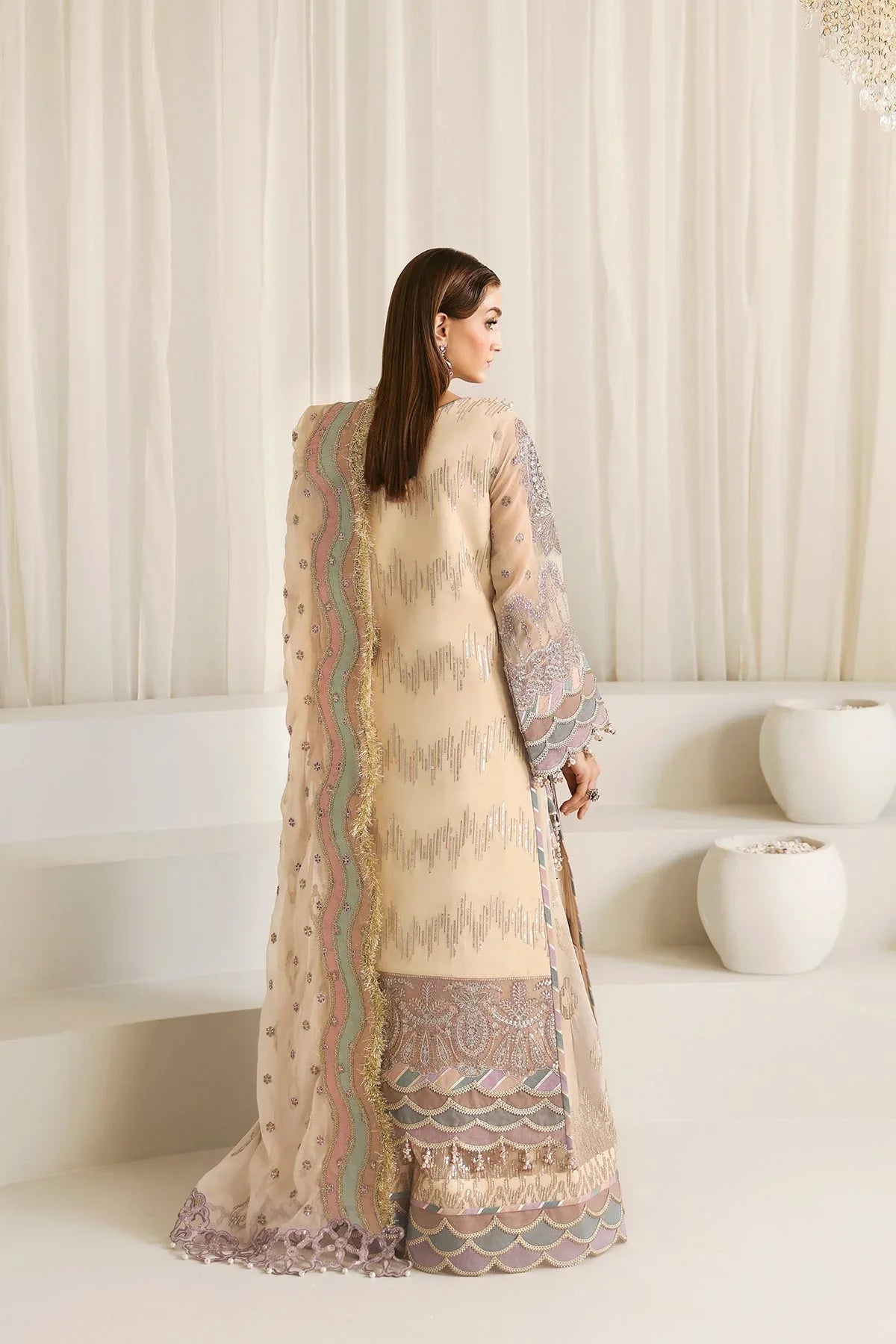 Alizeh | La Ruha Wedding Formals | AF-CH-2177-Mysa - Aqsa Fabrics