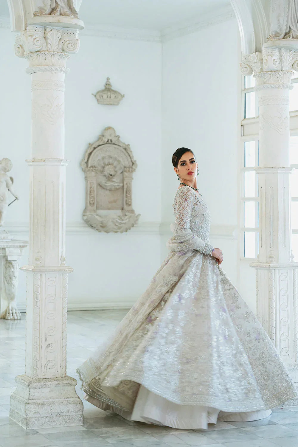 Saira Rizwan | Naqsh Festive | SRN24-01  Daphne - Aqsa Fabrics