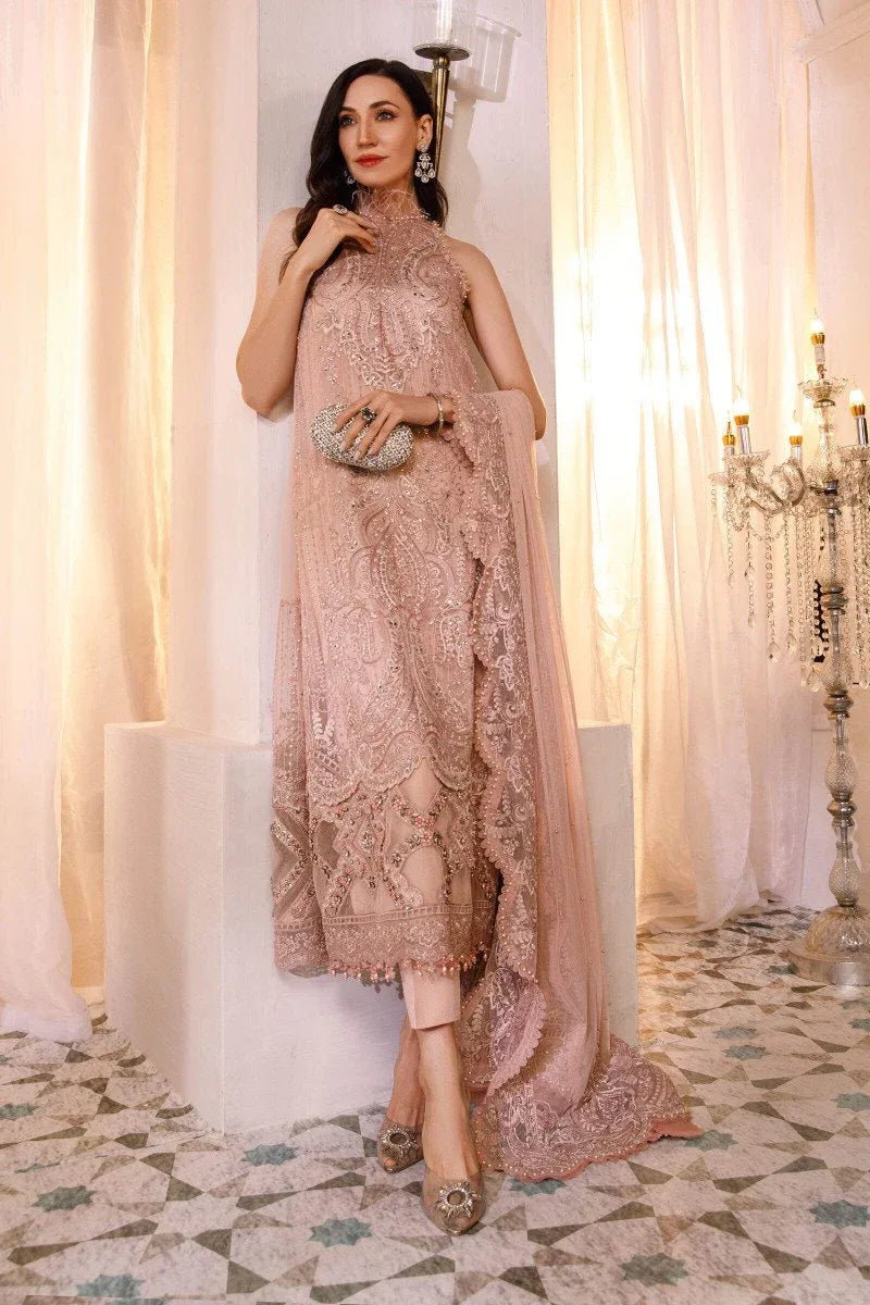 NEW MARIA B - Ash Pink - Aqsa Fabrics