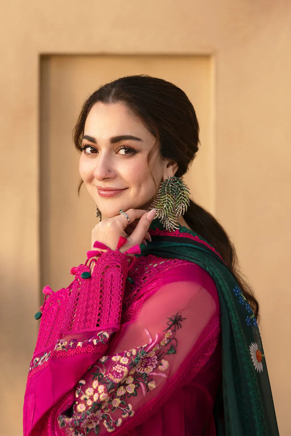 Saira Rizwan | Luxury Lawn 25 | ELODIE-SRL25-04 - Aqsa Fabrics