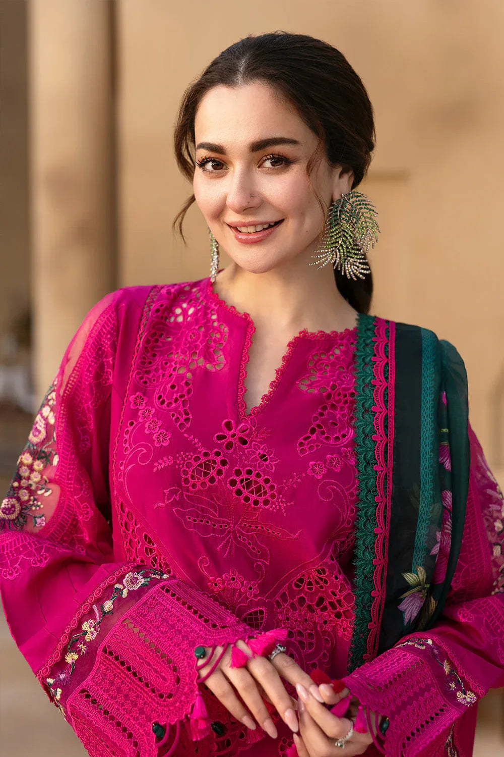 Saira Rizwan | Luxury Lawn 25 | ELODIE-SRL25-04 - Aqsa Fabrics
