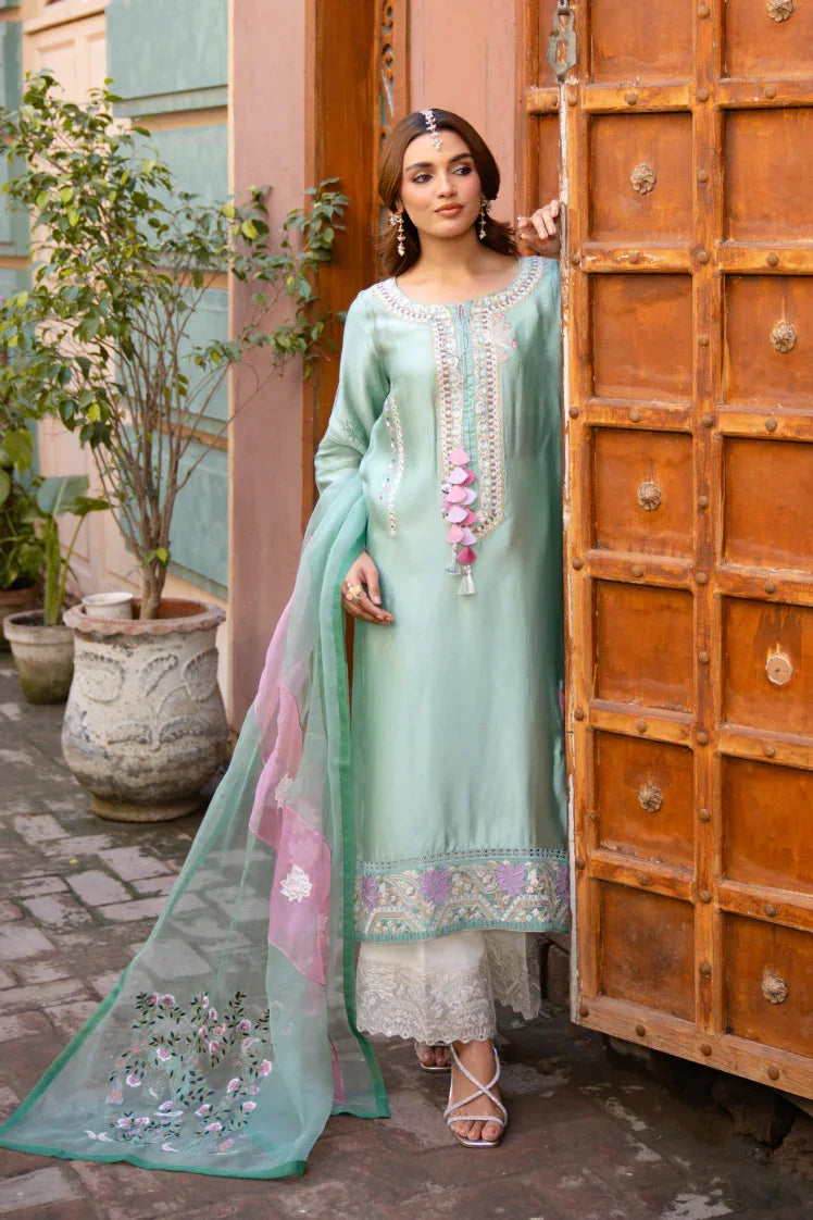 Muntaha | Aangan Eid Edit | Niyara - Aqsa Fabrics