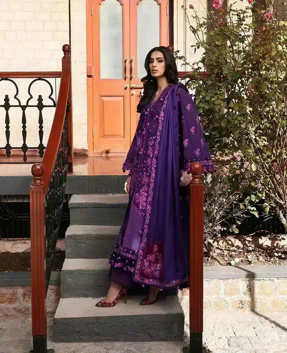 Republic Womenswear | Noemei Luxury Shawl 23 | NWU23-D1-B - Aqsa Fabrics