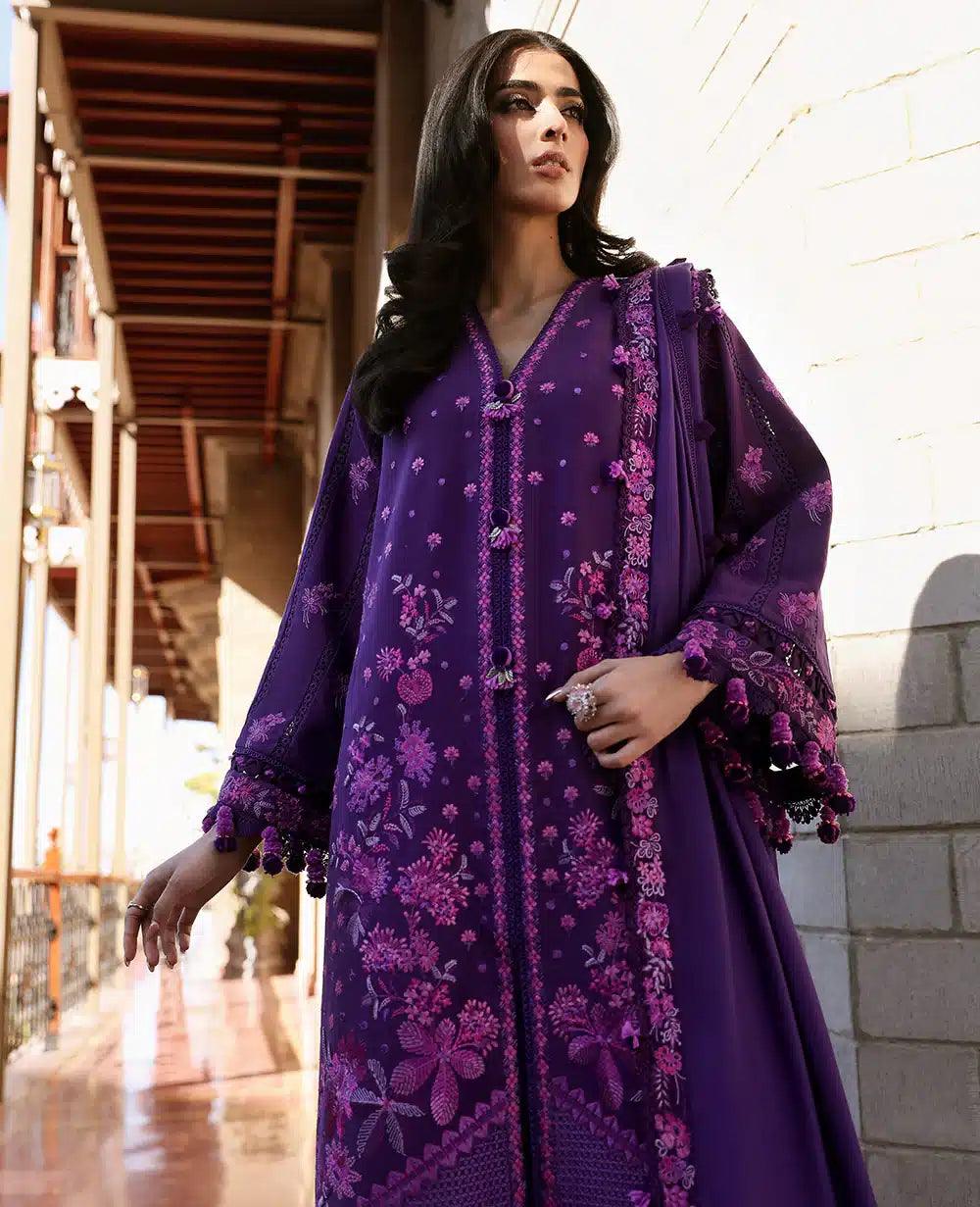 Republic Womenswear | Noemei Luxury Shawl 23 | NWU23-D1-B - Aqsa Fabrics