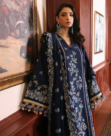 Republic Womenswear | Noemei Luxury Shawl 23 | NWU23-D2-A - Aqsa Fabrics