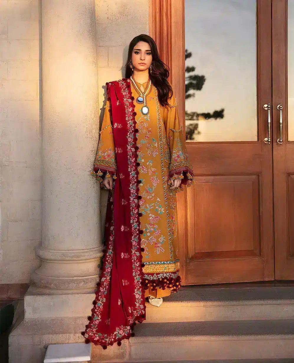 Republic Womenswear | Noemei Luxury Shawl 23 | NWU23-D2-B - Aqsa Fabrics