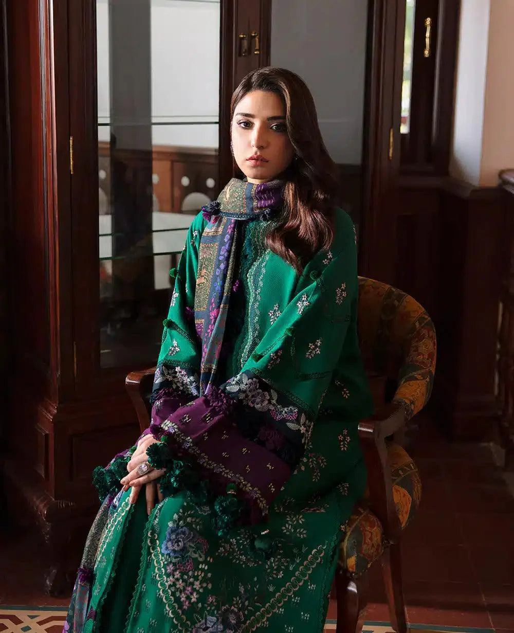 Republic Womenswear | Noemei Luxury Shawl 23 | NWU23-D3-A - Aqsa Fabrics