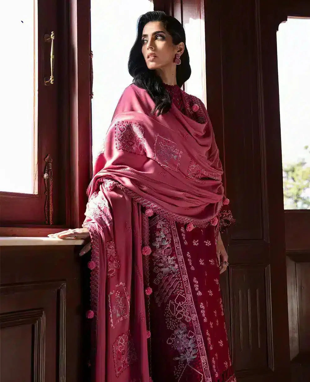 Republic Womenswear | Noemei Luxury Shawl 23 | NWU23-D4-A - Aqsa Fabrics