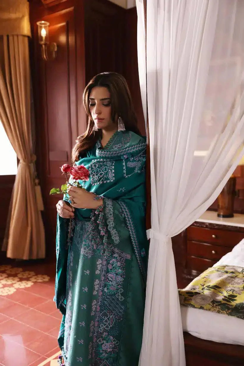 Republic Womenswear | Noemei Luxury Shawl 23 | NWU23-D4-B - Aqsa Fabrics