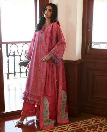 Republic Womenswear | Noemei Luxury Shawl 23 | NWU23-D5-A - Aqsa Fabrics