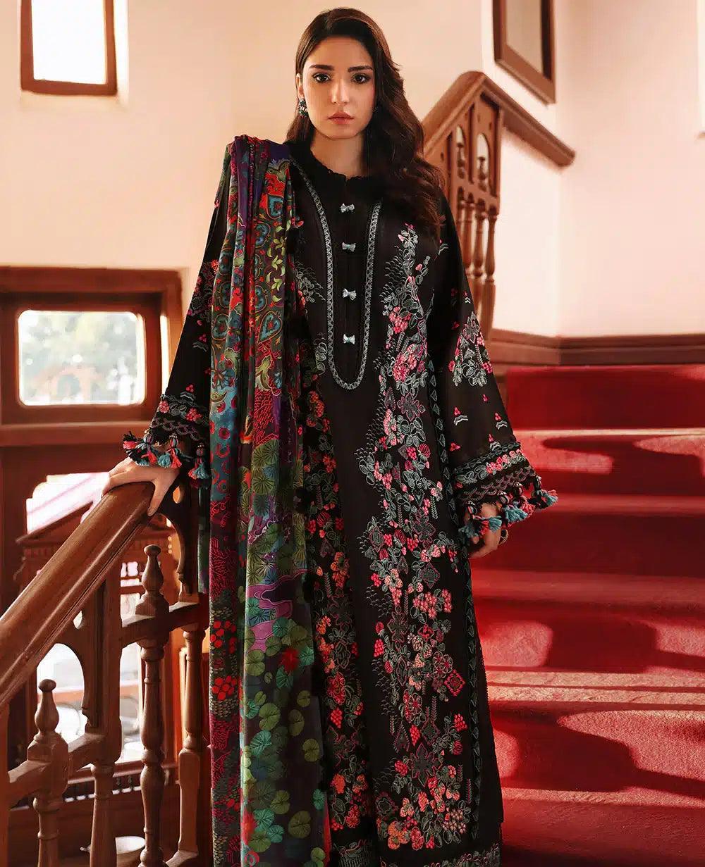 Republic Womenswear | Noemei Luxury Shawl 23 | NWU23-D6-A - Aqsa Fabrics