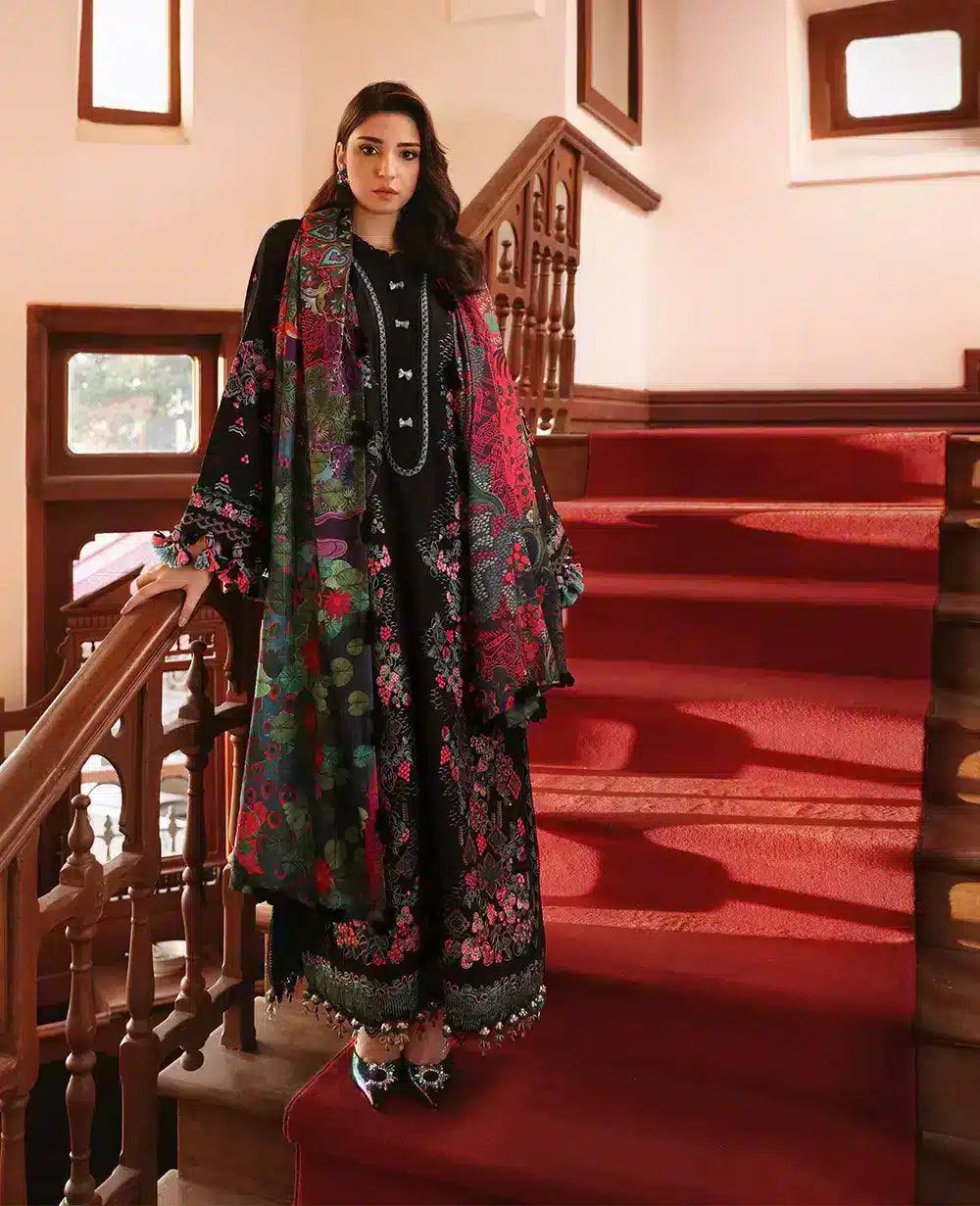 Republic Womenswear | Noemei Luxury Shawl 23 | NWU23-D6-A - Aqsa Fabrics