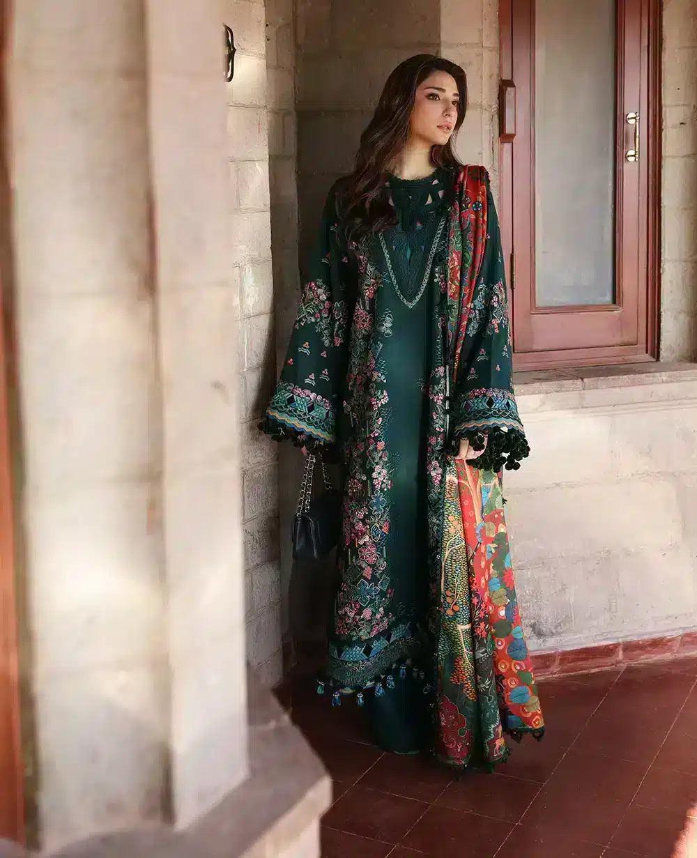 Republic Womenswear | Noemei Luxury Shawl 23 | NWU23-D6-B - Aqsa Fabrics
