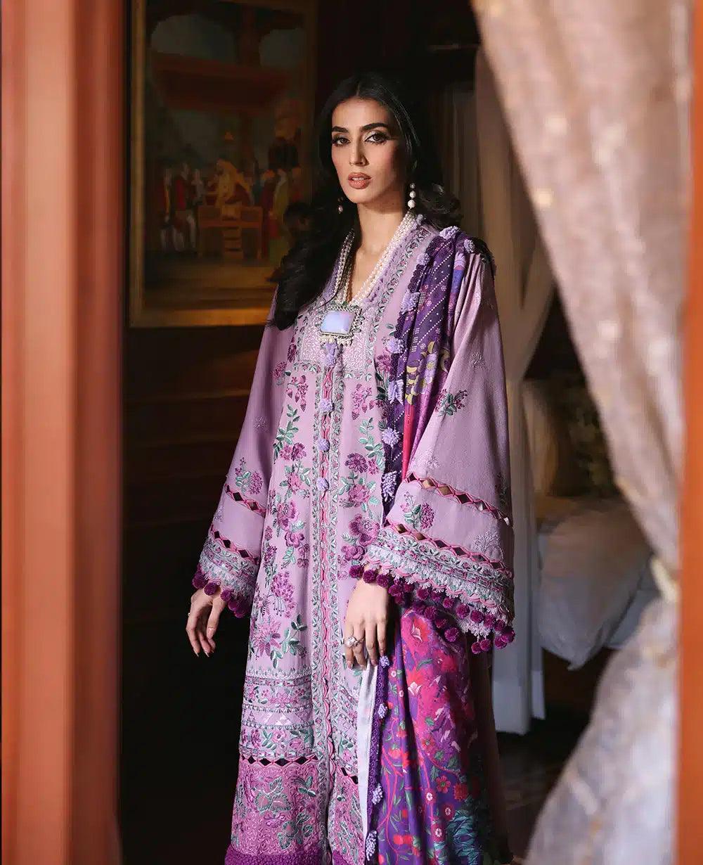 Republic Womenswear | Noemei Luxury Shawl 23 | NWU23-D7-A - Aqsa Fabrics