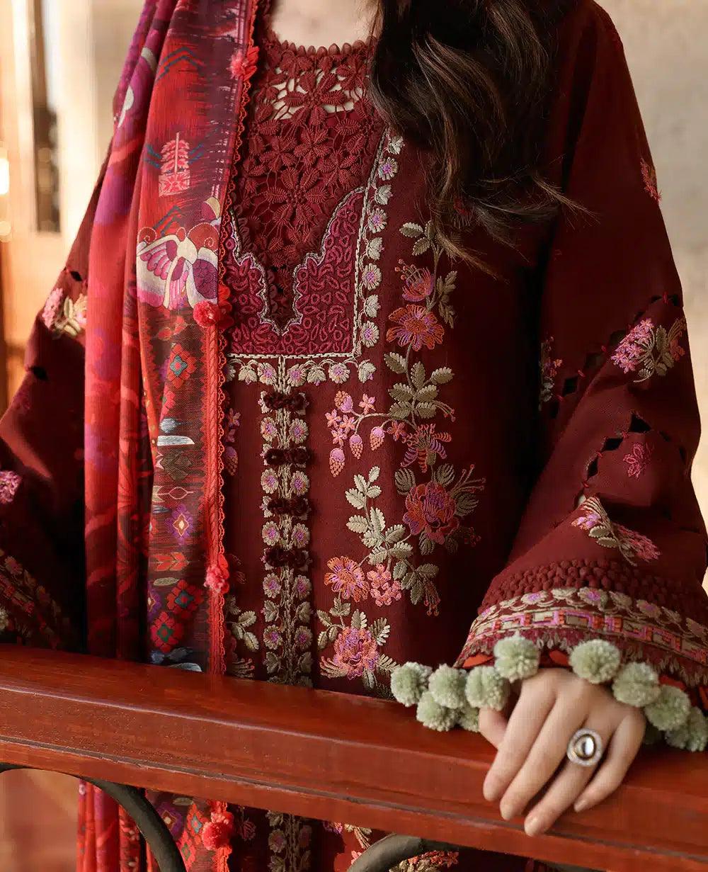 Republic Womenswear | Noemei Luxury Shawl 23 | NWU23-D7-B - Aqsa Fabrics