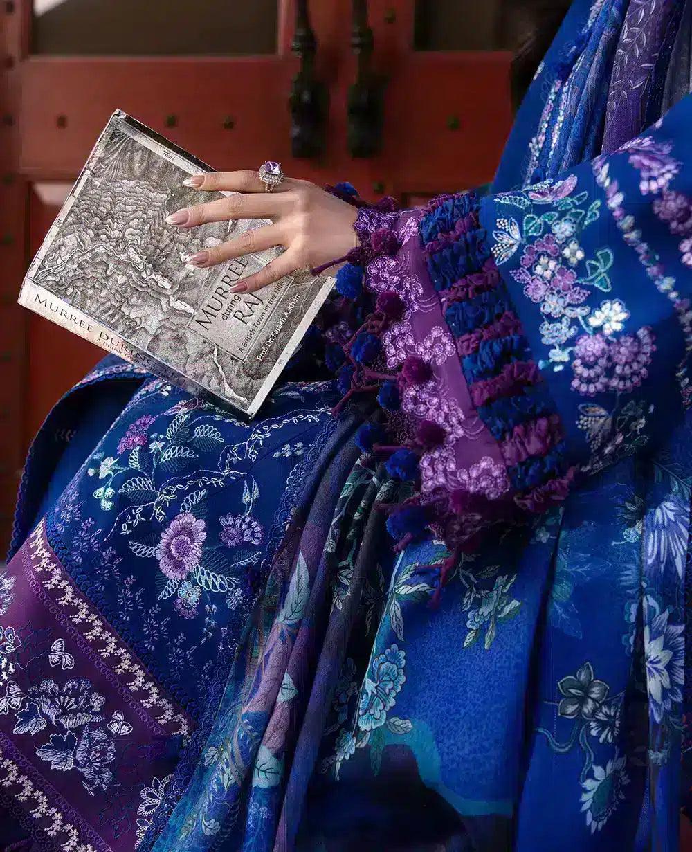 Republic Womenswear | Noemei Luxury Shawl 23 | NWU23-D8-A - Aqsa Fabrics
