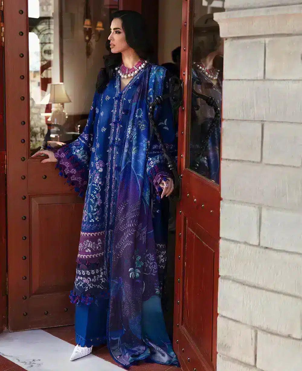 Republic Womenswear | Noemei Luxury Shawl 23 | NWU23-D8-A - Aqsa Fabrics