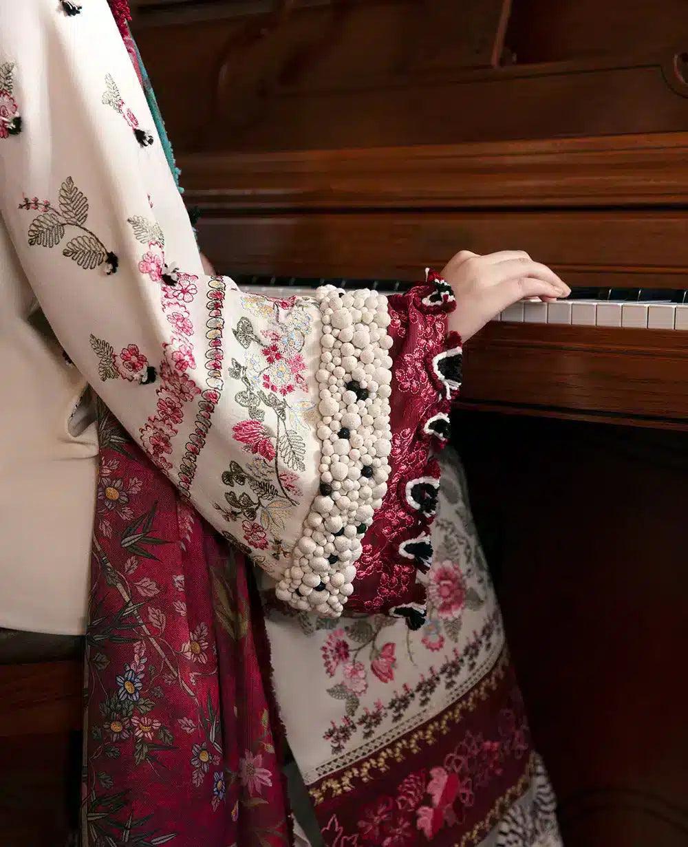 Republic Womenswear | Noemei Luxury Shawl 23 | NWU23-D8-B - Aqsa Fabrics