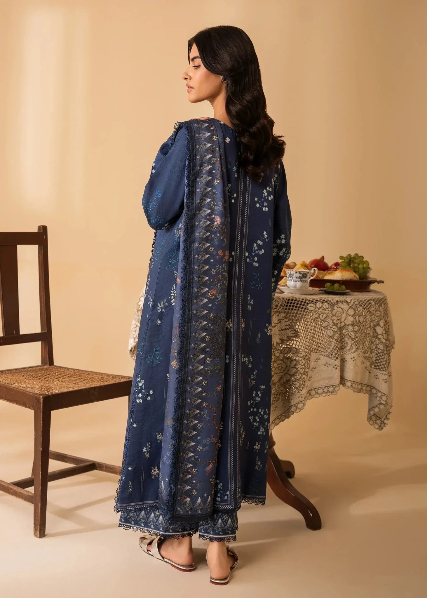 Nureh | Shades of Winter | LYRA (AZ-08) - Aqsa Fabrics