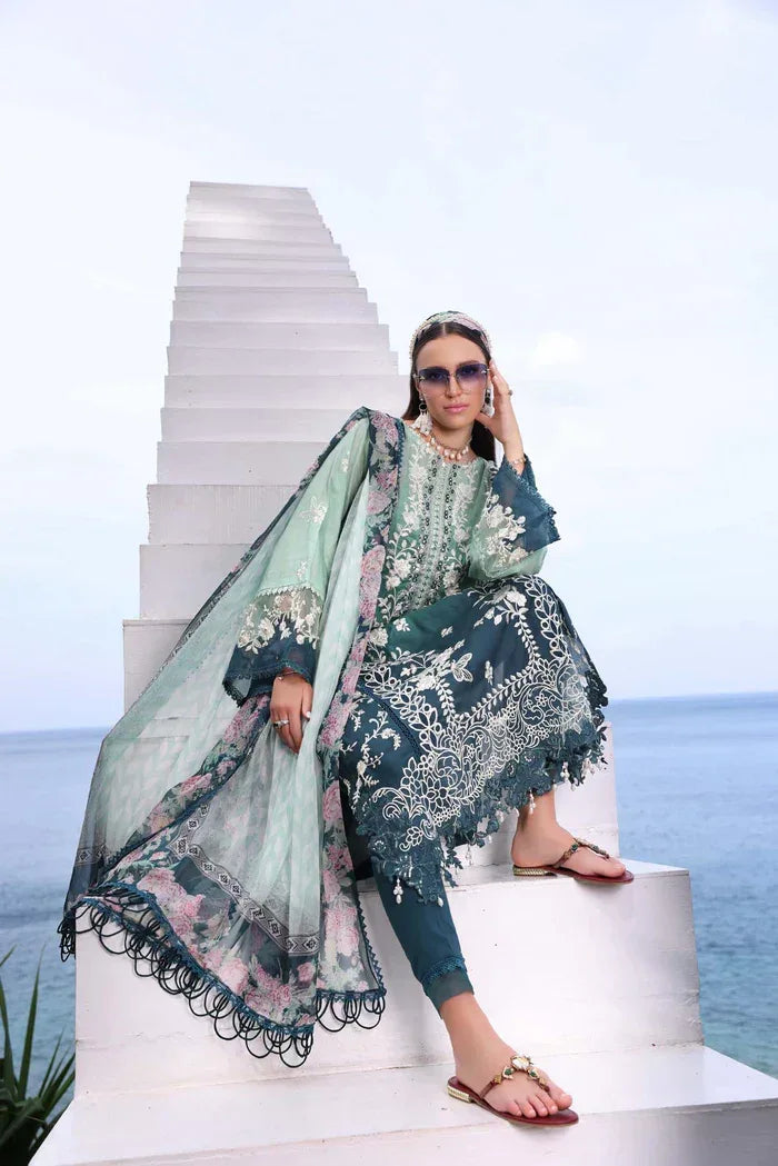 Noor by Saadia Asad | Luxe Printkari 24 | D2-A - Aqsa Fabrics