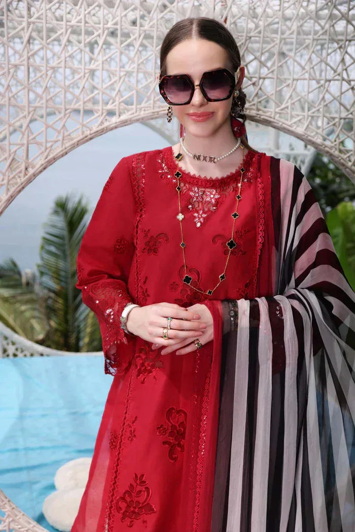 Noor by Saadia Asad | Luxe Printkari 24 | D8-A - Aqsa Fabrics