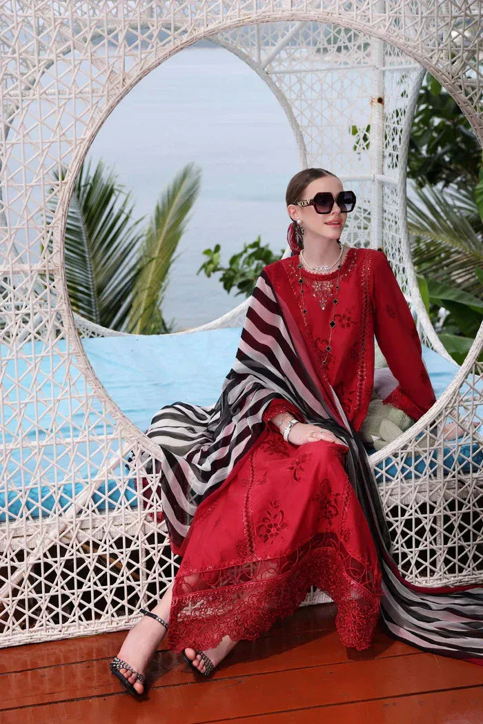 Noor by Saadia Asad | Luxe Printkari 24 | D8-A - Aqsa Fabrics