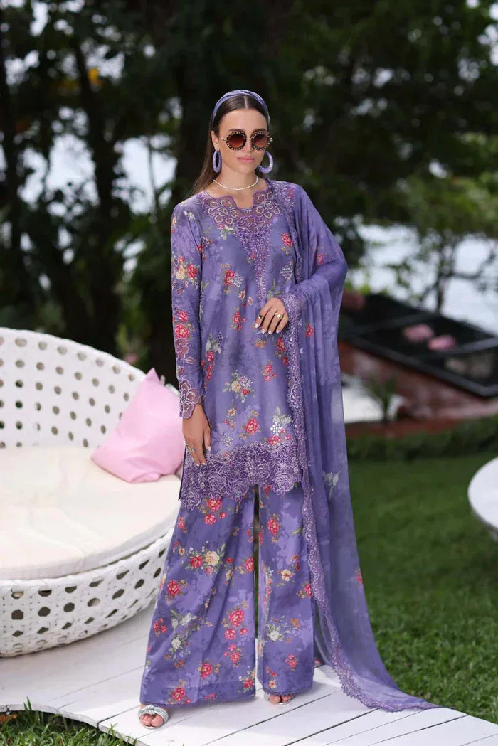 Noor by Saadia Asad | Luxe Printkari 24 | D4-B - Aqsa Fabrics