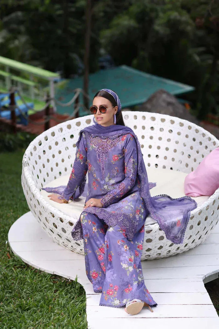 Noor by Saadia Asad | Luxe Printkari 24 | D4-B - Aqsa Fabrics