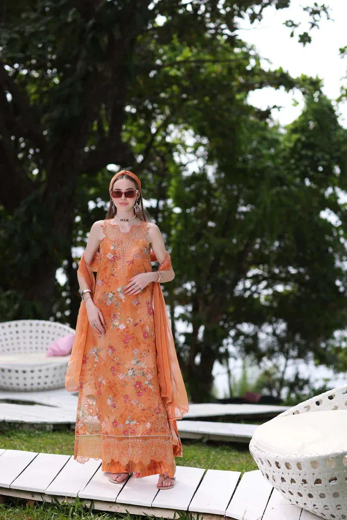 Noor by Saadia Asad | Luxe Printkari 24 | D4-A - Aqsa Fabrics