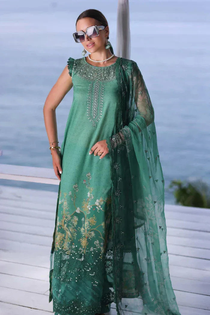 Noor by Saadia Asad | Luxe Printkari 24 | D7-B - Aqsa Fabrics